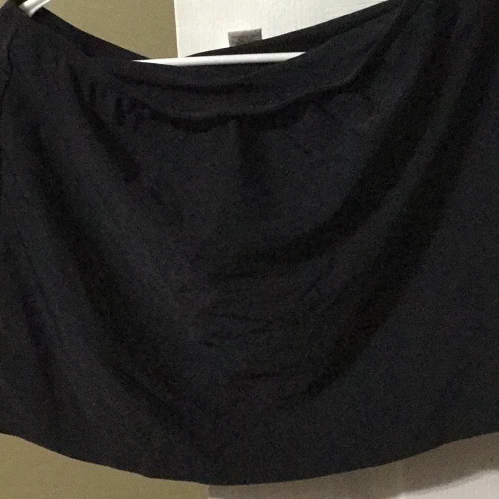 Croft and Barrow black skirt swim suit bottom